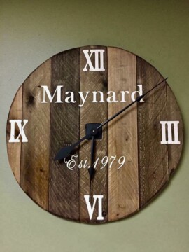 Rustic Custom Clock